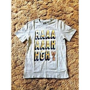 Star Wars Marvel Spotted Zebra Kids Grey Chewbacca T-Shirt Size: L (10). NWOT